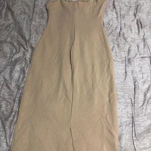 American apparel nude dress